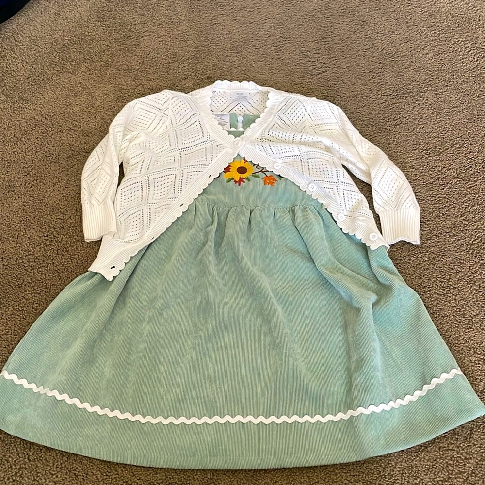 5T Fall Girls Outfit 🌻